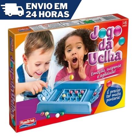 Brinquedo Pedagógico Educativo Jogo Da Velha - plasbrink - Jogo da Velha -  Magazine Luiza