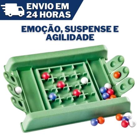 Jogo Da Velha Com Tabuleiro E Bolinhas Plasbrink Divertido