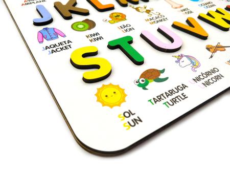 Brinquedo Interativo Jogo da Alfabetização Escolar Ler E Escrever Cartas  Com Letras do Alfabeto - Online - Livros de Educação - Magazine Luiza