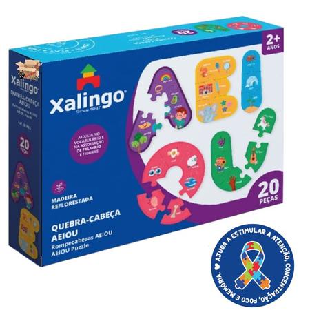 Quebra-cabeça Números - Produtos Xalingo