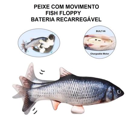 Peixe eletrico Peixe Pelúcia Brinquedo De Gato robô peixe 28631 - PDE - Jogo  de Pesca - Magazine Luiza