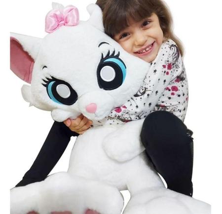 Brinquedo Pelúcia Disney Gatinha Marie Big Feet 45cm - FUN