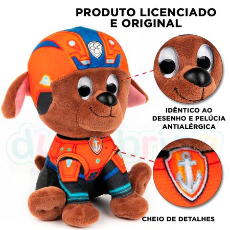 Imagem de Brinquedo Pelúcias Chase Zuma 15 Cm Da Patrulha Canina