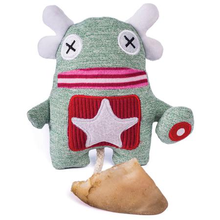 Brinquedo pelúcias Pet com apito e mordedor casco bovino HV - MADOG Imagem de Brinquedo pelúcias Pet com apito e mordedor casco bovino HV
