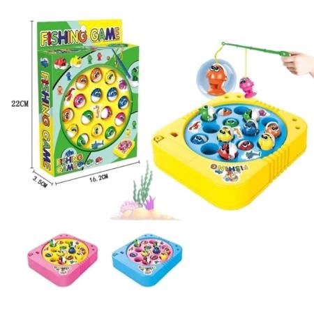 Imagem de Brinquedo Pesca Pega Peixe Jogo Pescaria Infantil Criança