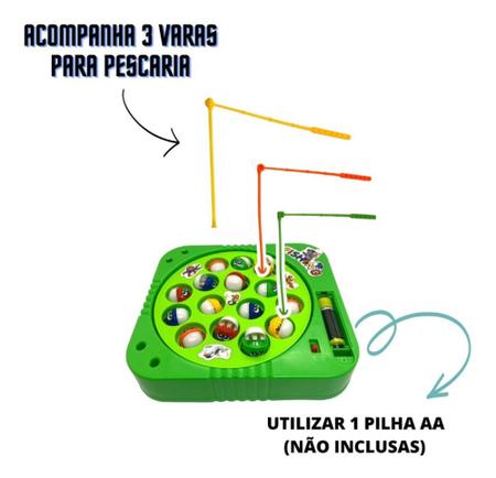 Nota (a cor é enviada aleatoriamente)Brinquedos de jogo para crianças Pesca  Pegar peixe Música de pesca maluca Brinquedos de pesca elétricos para cri  anças Jogo de quebra-cabeça giratório em 360° Meninas Meninos