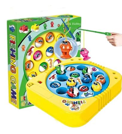 Brinquedo Jogo Joguinho Infantil Pega Pesca Peixe Peixinhos Pescaria Maluca  Fishing Game Brincadeira Divertida Crianças Bebê Presente Festa Clássico -  DPS Variedades - Jogo de Pesca - Magazine Luiza