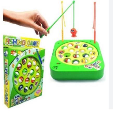 Brinquedos de jogo para crianças Pesca Pegar peixe Música de pesca maluca  Brinquedos de pesca elétricos para crianças Jogo de quebra-cabeça giratório  em 360° Meninas Meninos Educação infantil Nota (a cor é