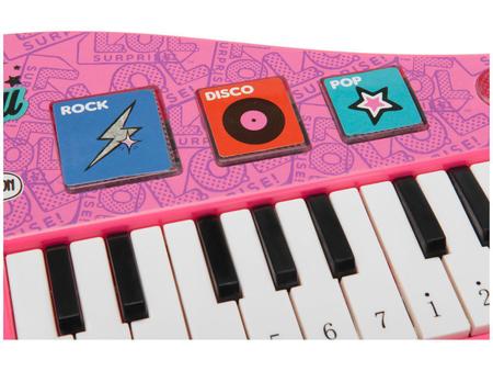 Piano Infantil com Luzes - LOL Surprise - Teclado Musical - Candide