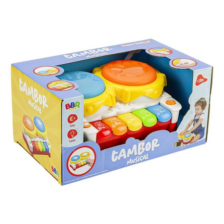 Brinquedo Para Bebê Educativo Piano Tambor Com Musica E Luz Teclado Infantil  Colorido - Toys - Piano / Teclado de Brinquedo - Magazine Luiza