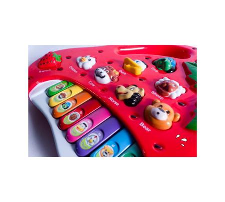 Brinquedo Teclado Piano Moranguinho Animais Musical Infantil - Cem  Tecnologias