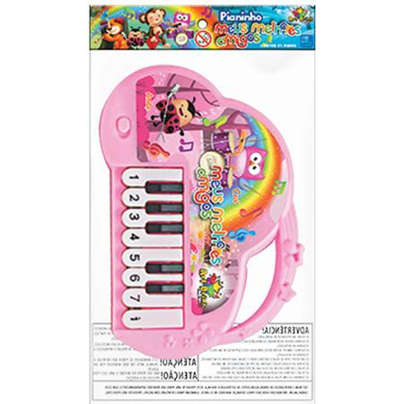 TECLADO / PIANO INFANTIL MEUS MELHORES AMIGOS - ZB428 - Top Brasil Presentes