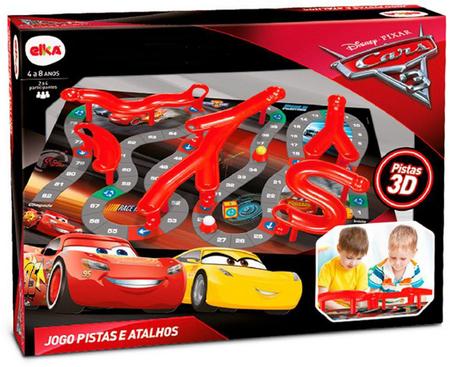 Brinquedo Pista E Atalhos Carros 3D Jogo Tabuleiro Infantil Para Meninos  Divertido Elka - Jogos de Tabuleiro - Magazine Luiza