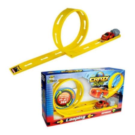 Imagem de Brinquedo Pista Looping 360 Crazy Streets Com Lançador Bs Toys