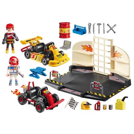 SUNNY, Playmobil, Playset Corrida de Kart, Sports & Action