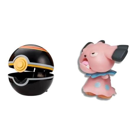 Boneco Pokemon - Pokebola - Clip N Go - Piplup + Poke Bola SUNNY BRINQUEDOS