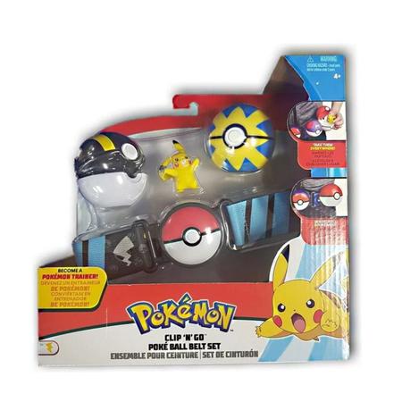Cinto Pokemon - Com Pokebola e Figura do Pikachu SUNNY BRINQUEDOS - Shop  Coopera