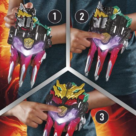 Imagem de Brinquedo Power Rangers Dino Knight Morpher com luzes e sons 5+