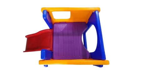 Imagem de Brinquedo Premium Escorregador Play Junior Kids- Casinha Divertida -Interativa -Com escorrega - Linha Parquinho Infantil