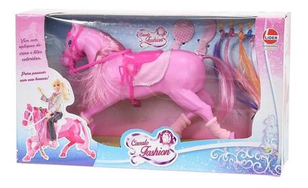 Cavalo Fashion Com Acessórios - Rosa - Líder Brinquedos As brincadeiras de  faz de conta com bonecas ganham novas histórias com o Cavalo Fashion  Líder., By Balloon Kids