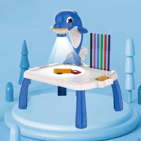 Imagem de Brinquedo Projetor Tetris Magica Pintar Infantil Educacional