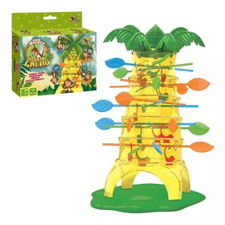 Jogo Pula Macaco Brinquedo Torre de estratégia e raciocino (5 a 12 Anos) -  Art Brink - Brinquedos de Estratégia - Magazine Luiza