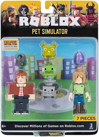 Brinquedo Roblox Pet Simulator Gameplay Jogo Divertido 7 Pçs