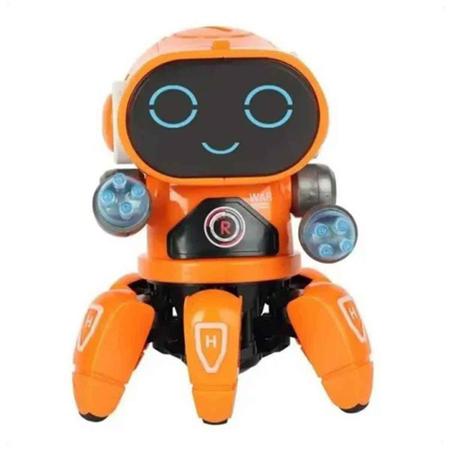 Brinquedo Robô Dança Boneco Robot Aranha Emite Som Luz Led Musica  Movimentos - fungame - Robô - Magazine Luiza