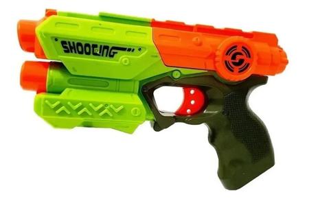 Arma Brinquedo Revolver Lança Dardos Nerf Grande Promoção