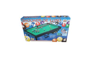 Jogo Snooker De Luxo Mesa de Sinuca - Braskit