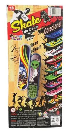 Skate de Dedo Brinquedo Infantil Fingerboard 2 Unidades