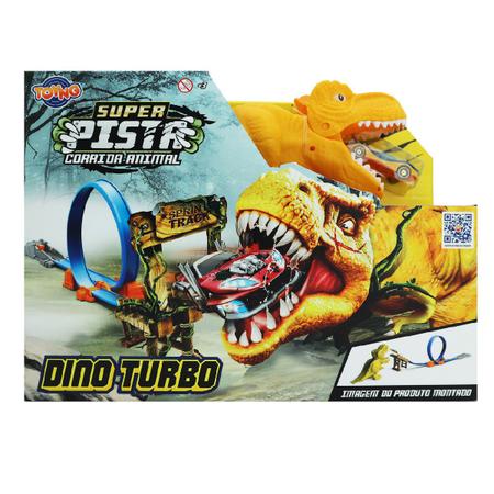 Conjunto Super Pista - Corrida Animal - Desafio T-Rex - Ataque