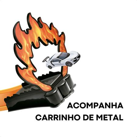 Imagem de Brinquedo Super Pista Loop de Dinossauro com Carrinho de Metal Manobra Radical Infantil - Fenix SPA-027D