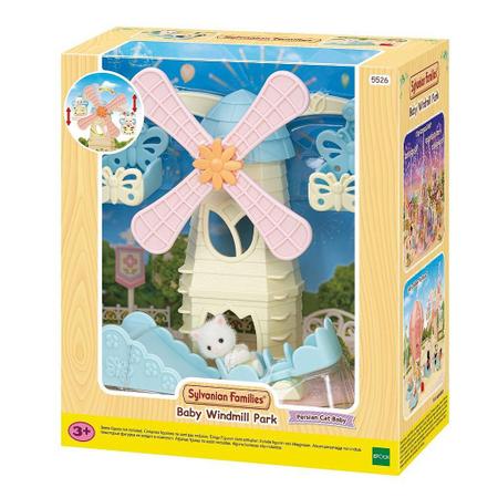 Brinquedo Sylvanian Families Parque de Moinho de Ventos Bebê - Epoch Magia Imagem de Brinquedo Sylvanian Families Parque de Moinho de Ventos Bebê