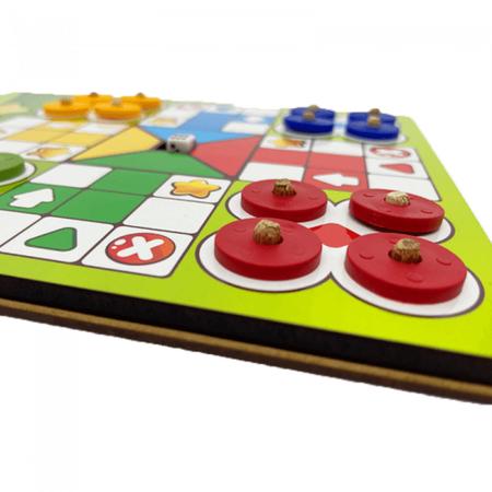 Brinquedo Tabuleiro Jogo Ludo Interativo Para Crianças a Partir