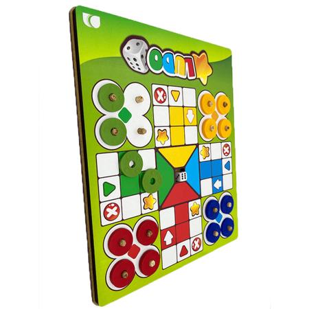 Brinquedo Tabuleiro Jogo Ludo Interativo Para Crianças a Partir