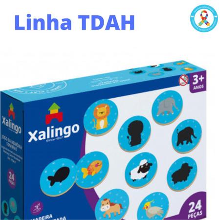 Brinquedo TDAH - Jogo Da Memória Sombras - 17365 - Xalingo - Real