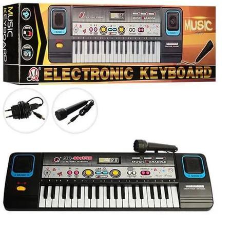 37 Chaves Crianças Piano Musical Piano Eletrônico Teclado Brinquedo  Instrumento Musical Brinquedo com Microfone para Meninos Meninas Mais de 3  Anos de