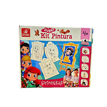 Kit 10 Revistinhas Colorir Pintar Princesas Meninas Brincar