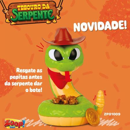 Jogo Tesouro Da Serpente Cobrinha - Pegue O Ouro - Zoop - Zoop Toys -  Outros Jogos - Magazine Luiza