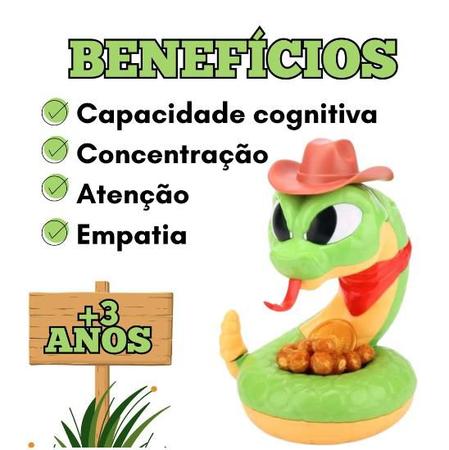 Brinquedo Tesouro da Serpente Jogo de Estratégia Educativo- Zoop