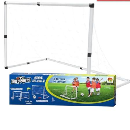 Jogo de Futebol Completo Gol Bomba E Bola 2 Modos Divertido - DM Toys -  Chute a Gol Infantil - Magazine Luiza