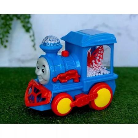 Trem Locomotiva Infantil Solta Fumaça E Luzes E Sons Fun Train no Shoptime