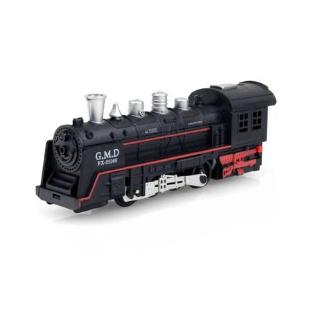 Trenzinho Elétrico Com Luz E Som Realista - DM Toys - Trem de Brinquedo -  Magazine Luiza