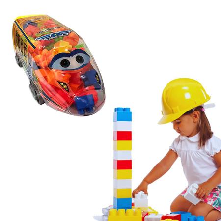 Bloco Monta Monta Kit 96 Peças Brinquedo Infantil Trenzinho - GGB  Brinquedos - Brinquedos de Montar e Desmontar - Magazine Luiza