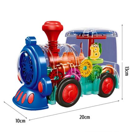 Conjunto de trem elétrico Brinquedo-clássico Conjuntos de trem - crianças Trem  Brinquedos-bateria alimentado motor locomotiva com som e luzes, kits  ferroviários, trilhos, crianças Gif