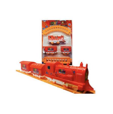 Brinquedo Trenzinho Trem Locomotiva c/ trilhos infantil - Company kids -  Trem de Brinquedo - Magazine Luiza