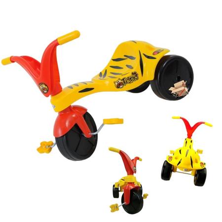 Motoca Infantil Vermelho Com Haste Removível Menino Velotrol Triciclo Baby  Dog Kendy Brinquedos - Velotrol e Triciclo a Pedal - Magazine Luiza