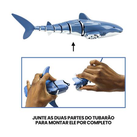 Tubarão Controle Remoto Shark Robo Brinquedo De Piscina - Pool - Moto de  Controle Remoto - Magazine Luiza