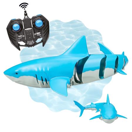 Tubarão Controle Remoto Shark Robo Brinquedo De Piscina - Pool - Moto de  Controle Remoto - Magazine Luiza